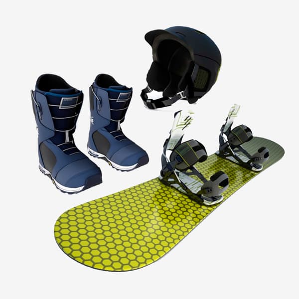 Equipo completo de snow | Gama adulto adulto + casco Sierra Nevada